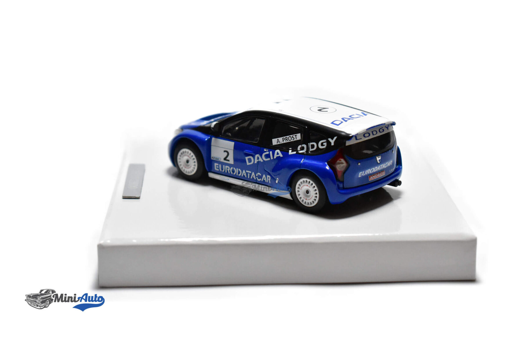 Dacia Lodgy Glace - Trophee Andros - 2012 - White/Blue - Image 5
