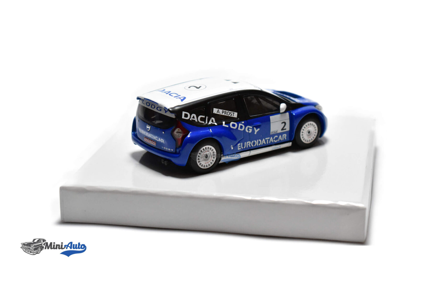 Dacia Lodgy Glace - Trophee Andros - 2012 - White/Blue - Image 4