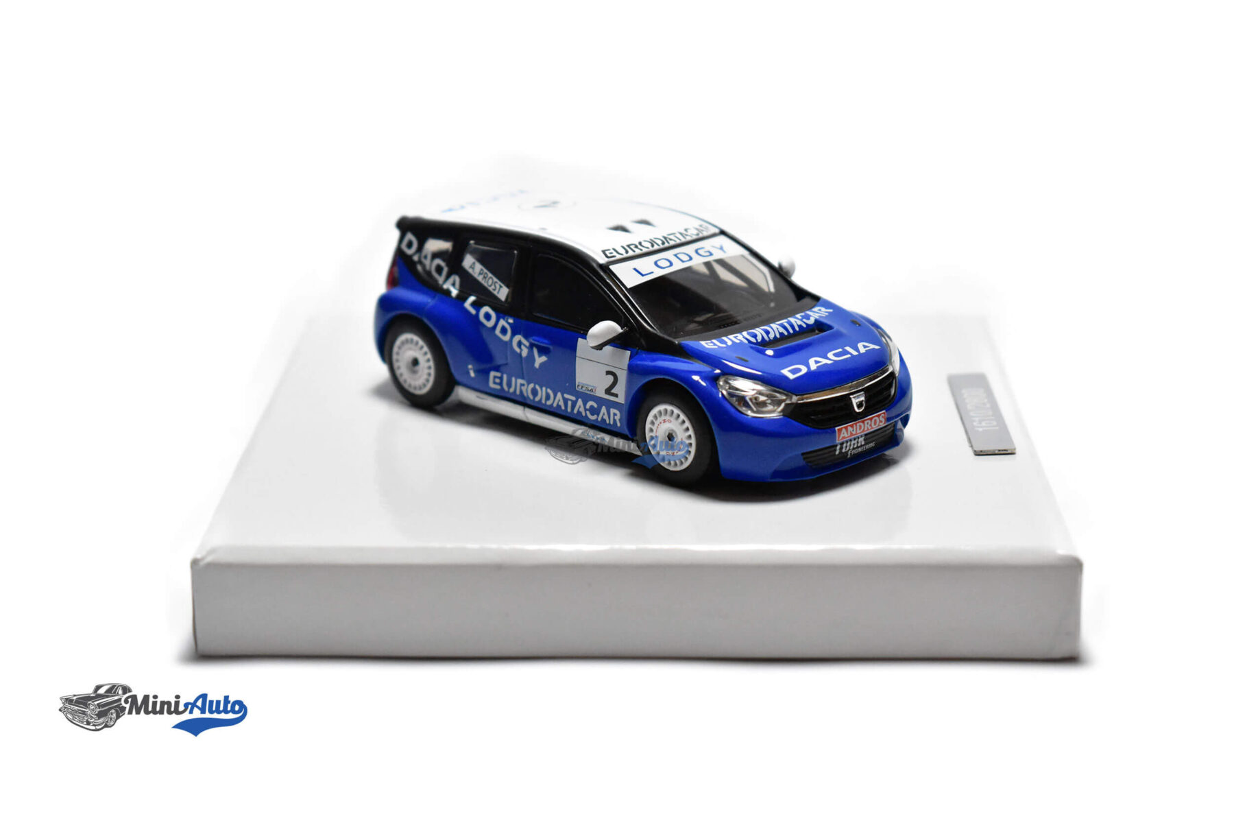Dacia Lodgy Glace - Trophee Andros - 2012 - White/Blue - Image 3