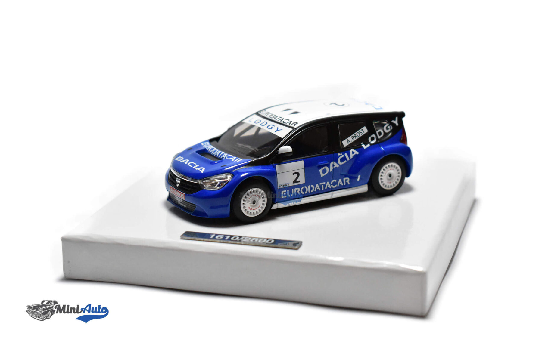 Dacia Lodgy Glace - Trophee Andros - 2012 - White/Blue - Image 2