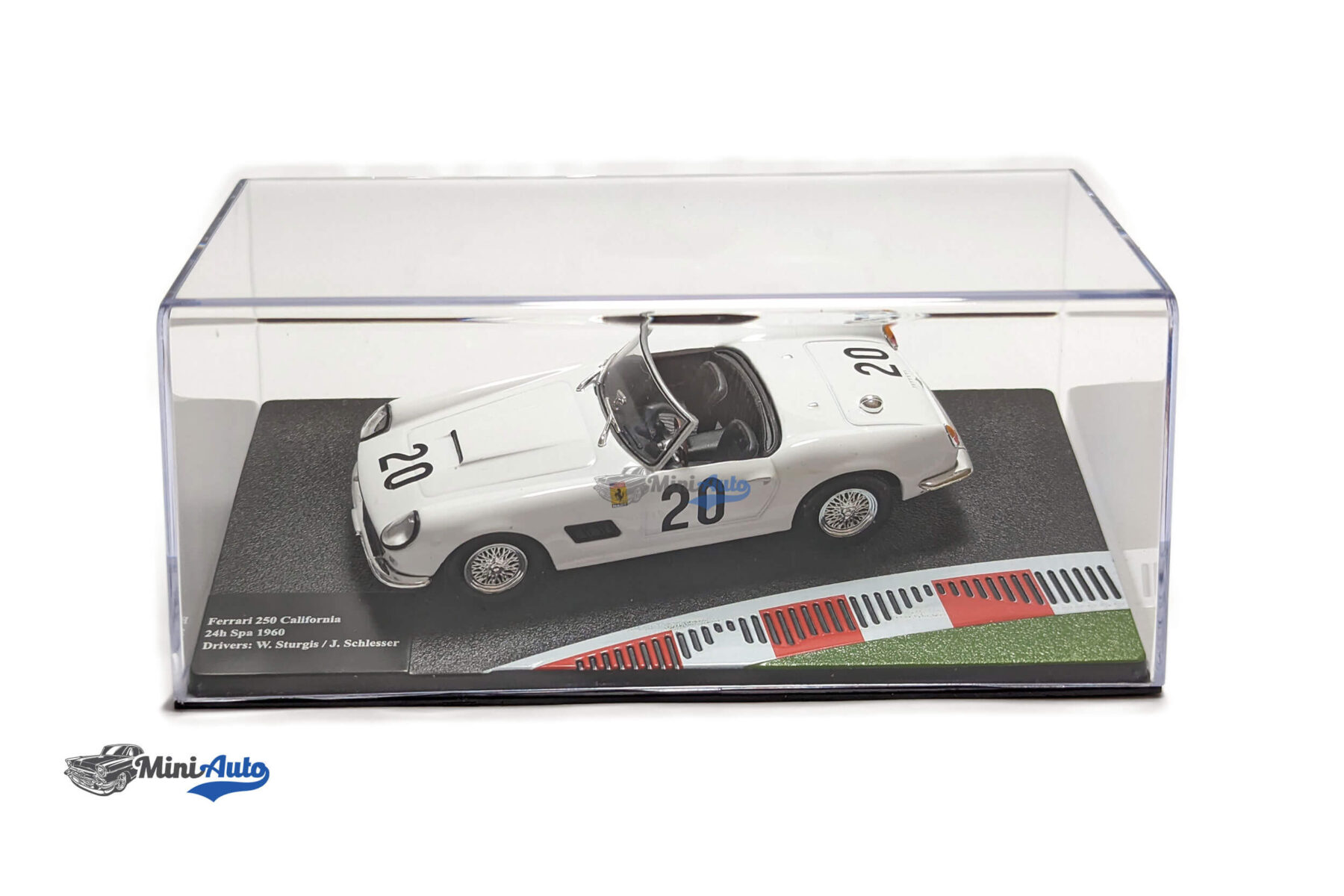 Ferrari 250 California #20 24h LeMans Sturgis, Schlesser - 1960 - White - Image 2