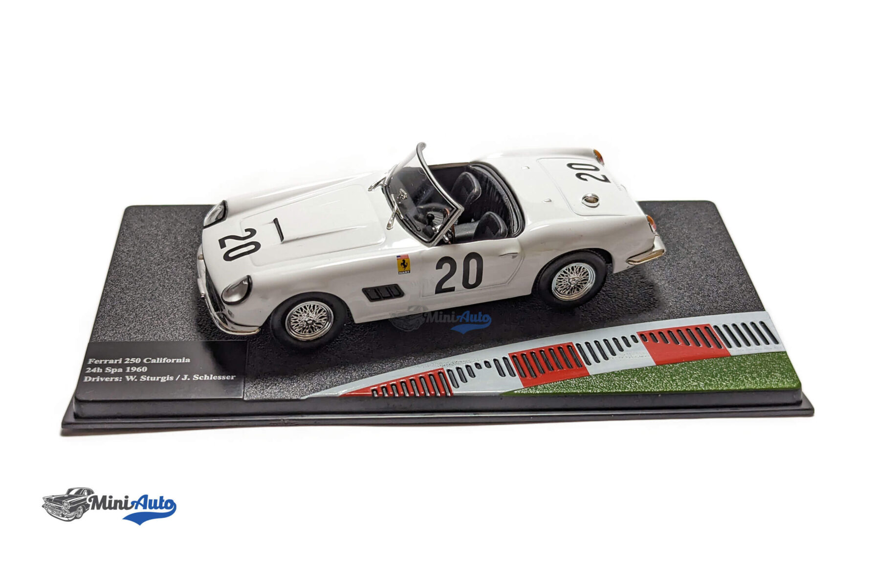 Ferrari 250 California #20 24h LeMans Sturgis, Schlesser - 1960 - White - Image 3