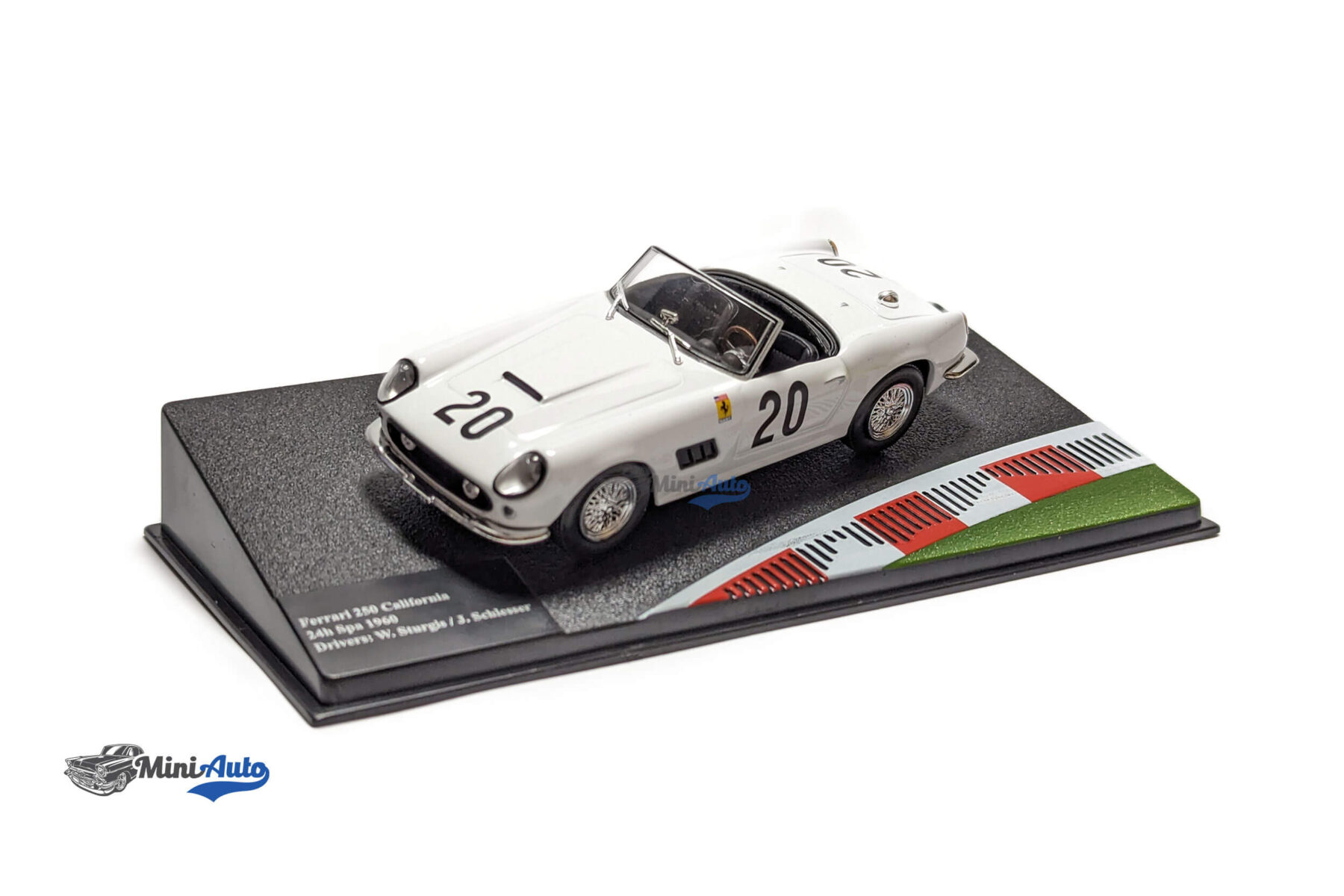 Ferrari 250 California #20 24h LeMans Sturgis, Schlesser - 1960 - White - Image 7