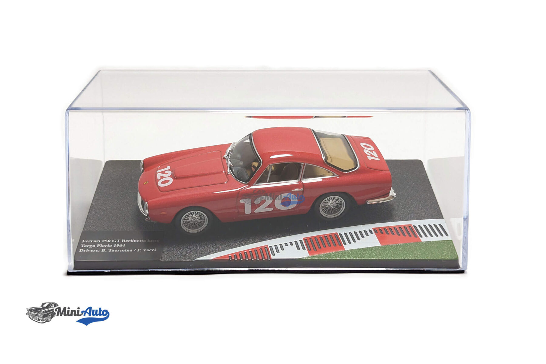 Ferrari-250-GT-Lusso-#120-Targa-Florio-Taormina,-Tacci---1964---Red-_1 Ferrari 250 GT Lusso #120 Targa Florio Taormina, Tacci - 1964 - Red - Image 2