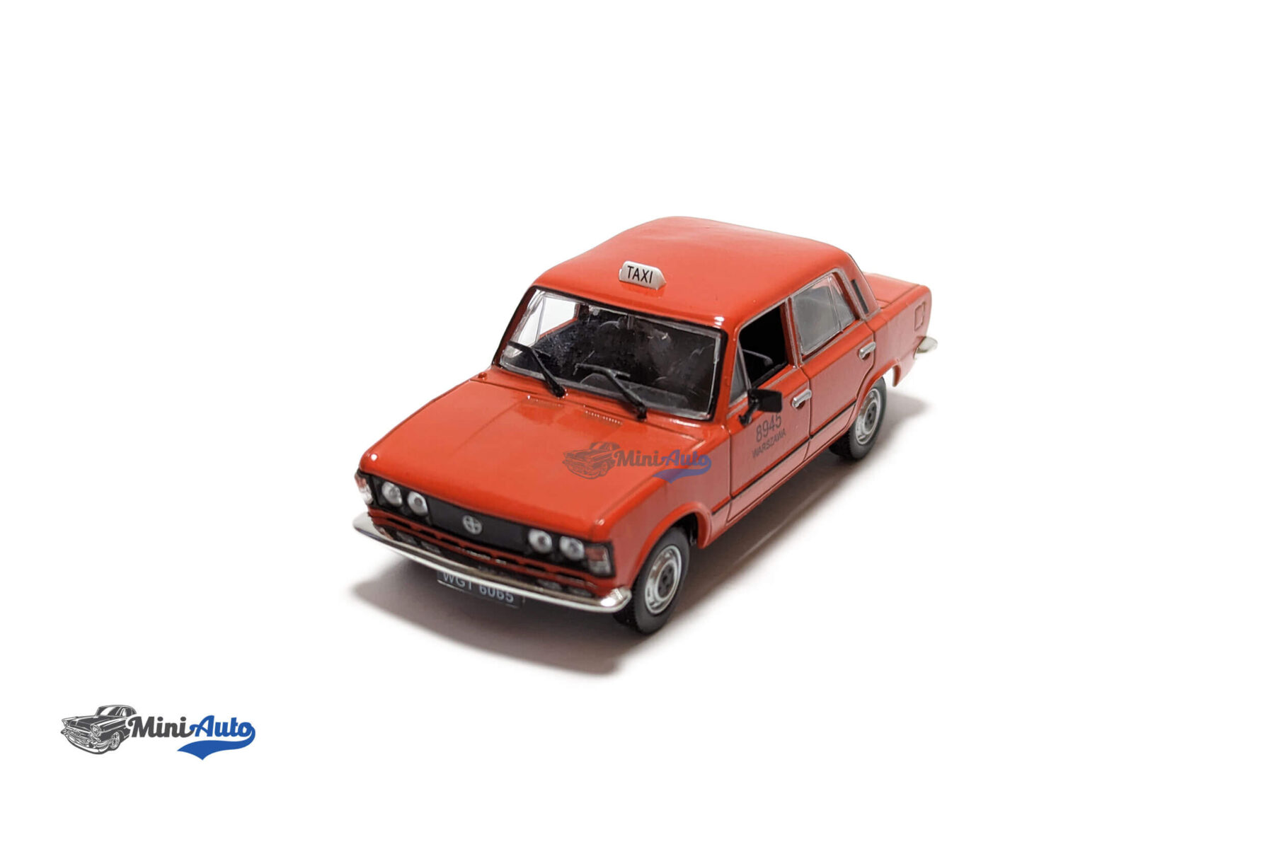 Fiat 125P Taxi 8945 Warszawa - 1969 - Red - Image 3
