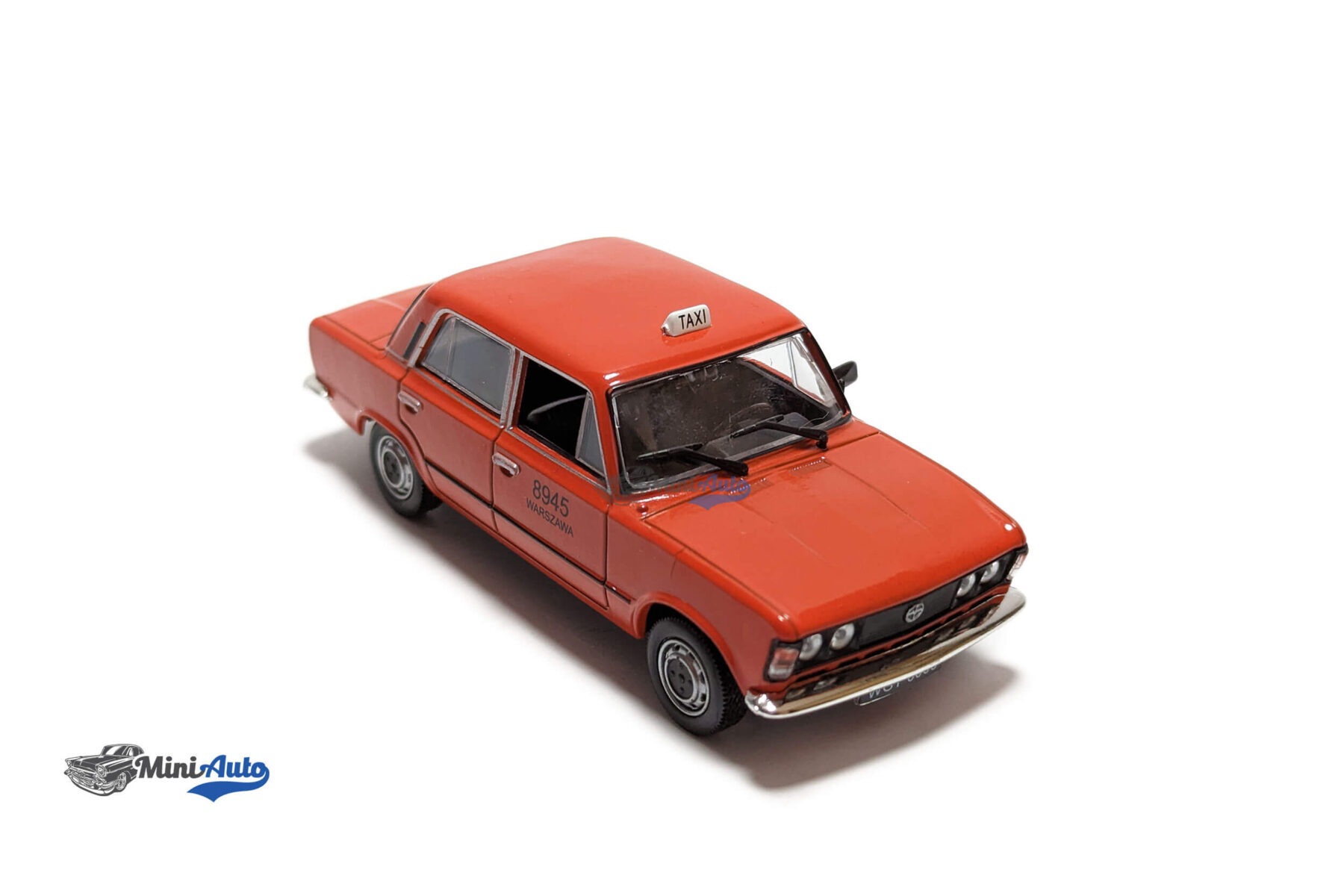 Fiat 125P Taxi 8945 Warszawa - 1969 - Red - Image 4
