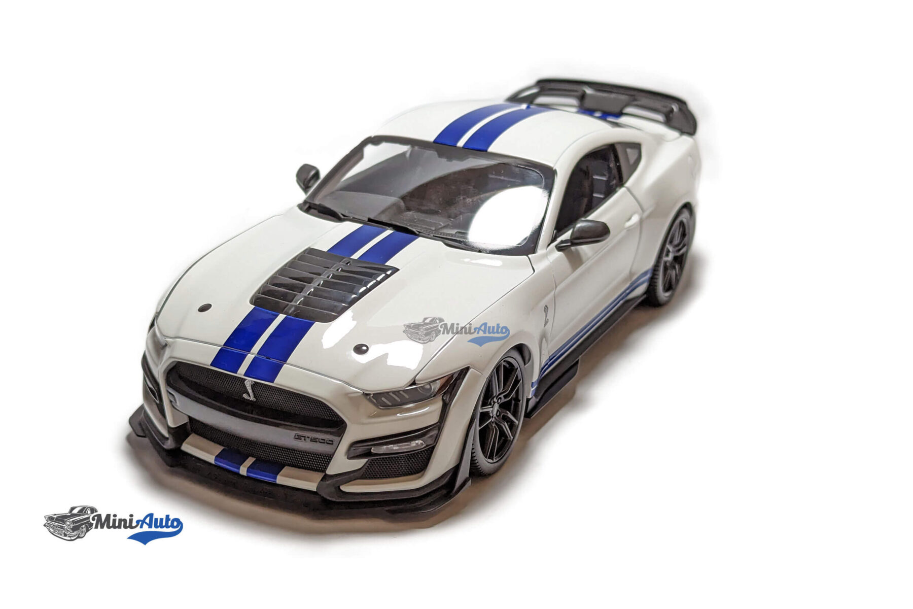 Ford Shelby Mustang GT500 - 2020 - White/Blue - Image 3