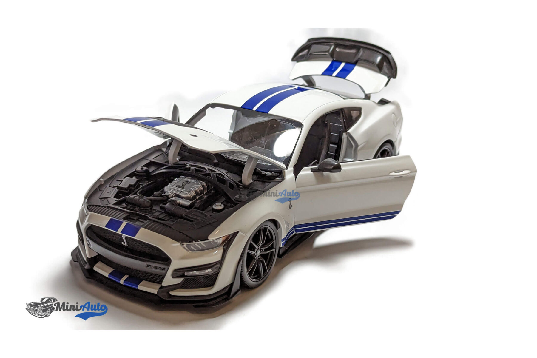 Ford Shelby Mustang GT500 - 2020 - White/Blue - Image 2
