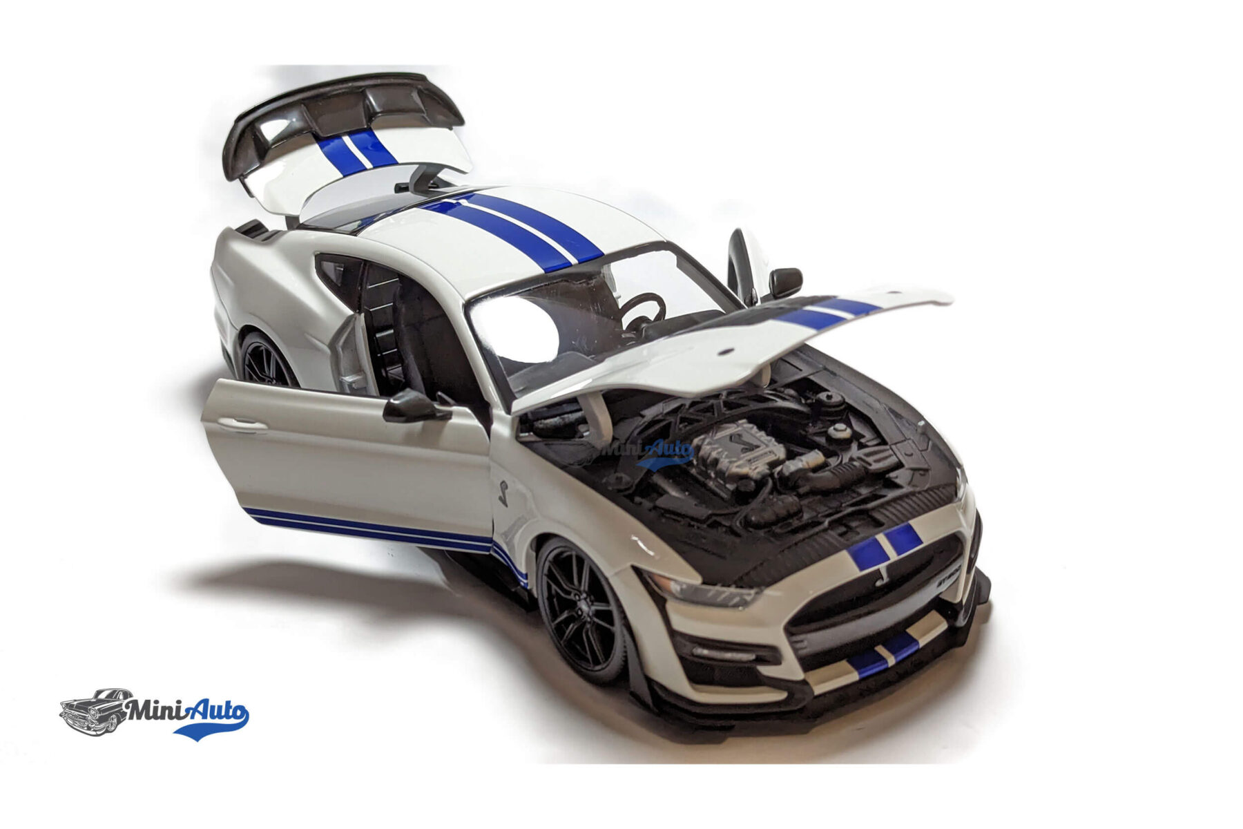 Ford Shelby Mustang GT500 - 2020 - White/Blue - Image 9