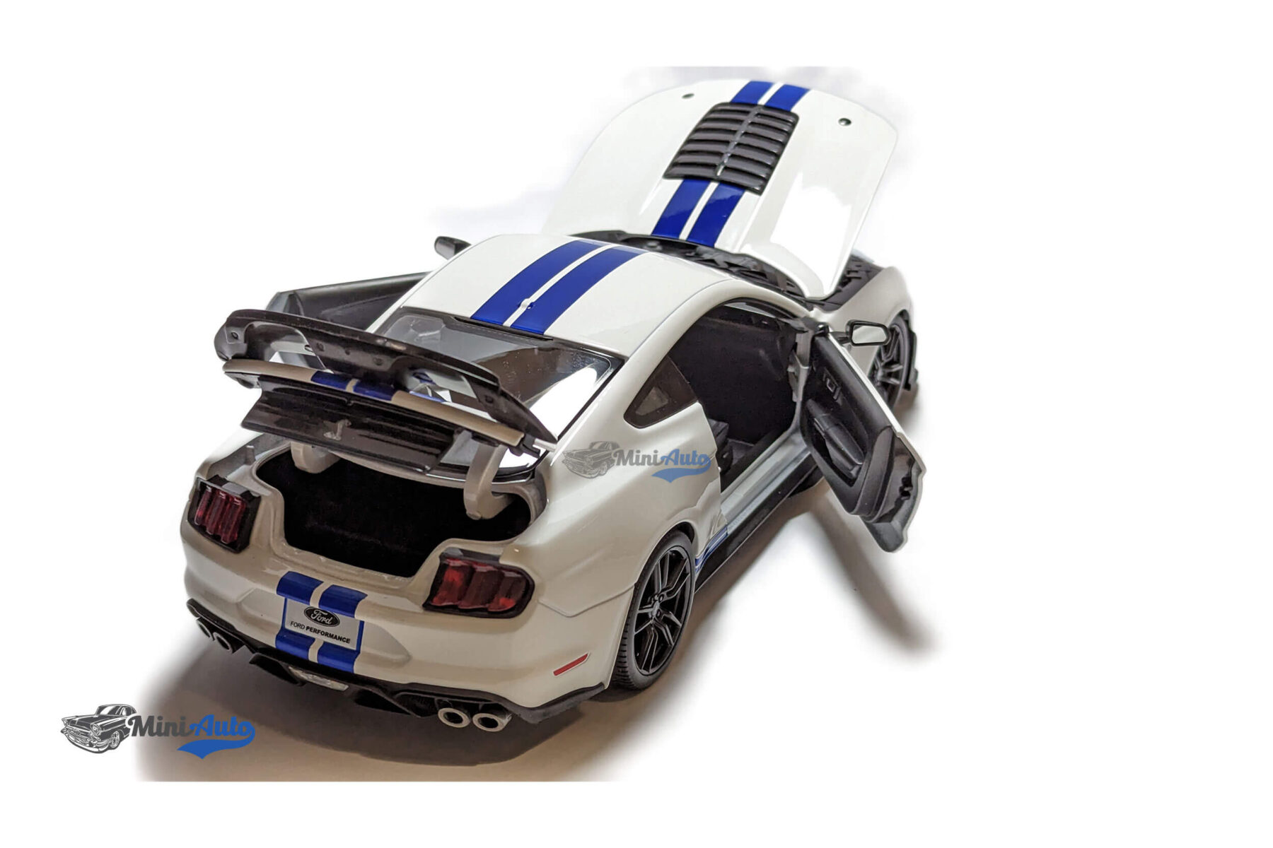 Ford Shelby Mustang GT500 - 2020 - White/Blue - Image 11