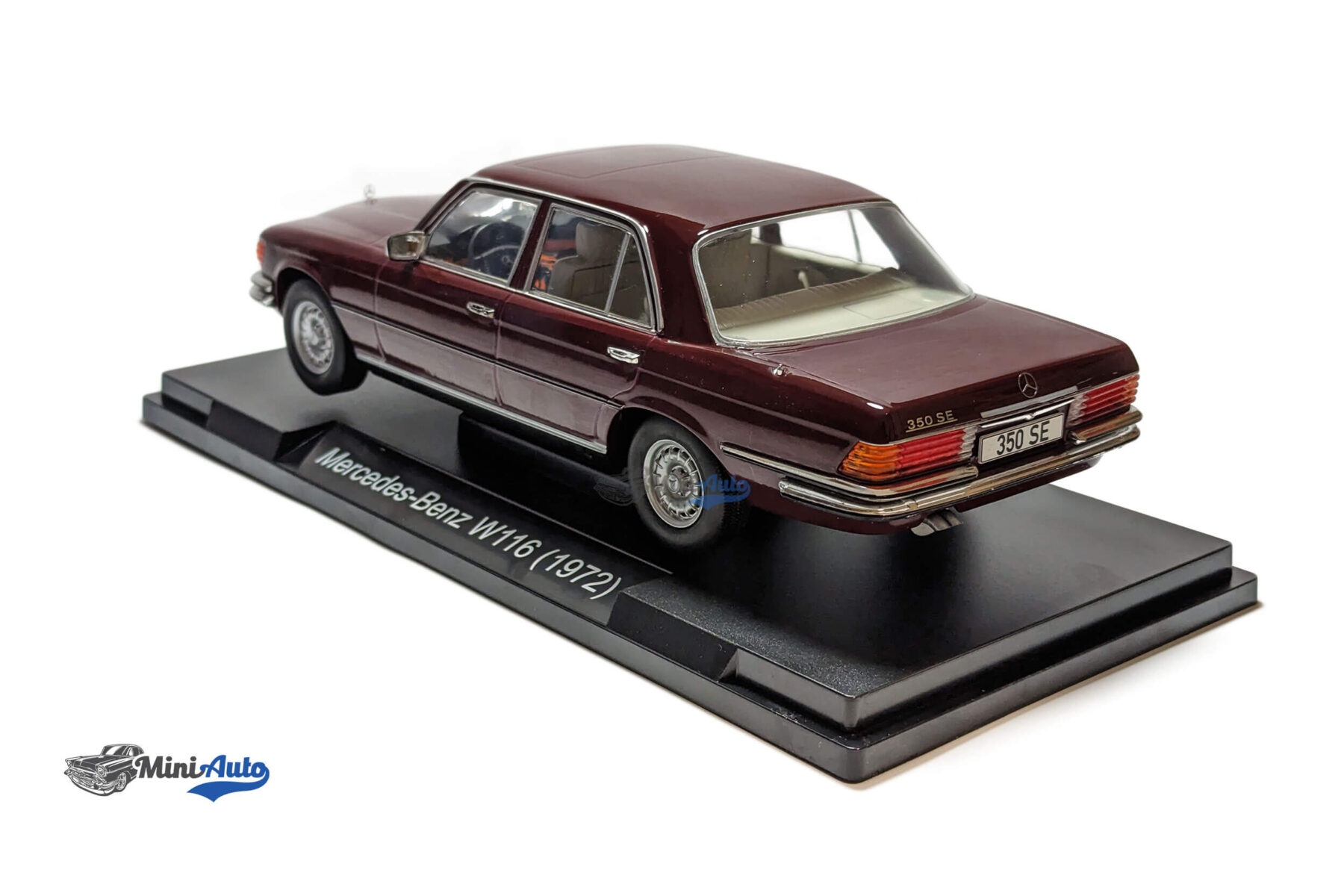 Mercedes-Benz-350-SE-(W116)---1972---Dark-Red_4 Mercedes-Benz 350 SE (W116) - 1972 - Dark Red - Image 5