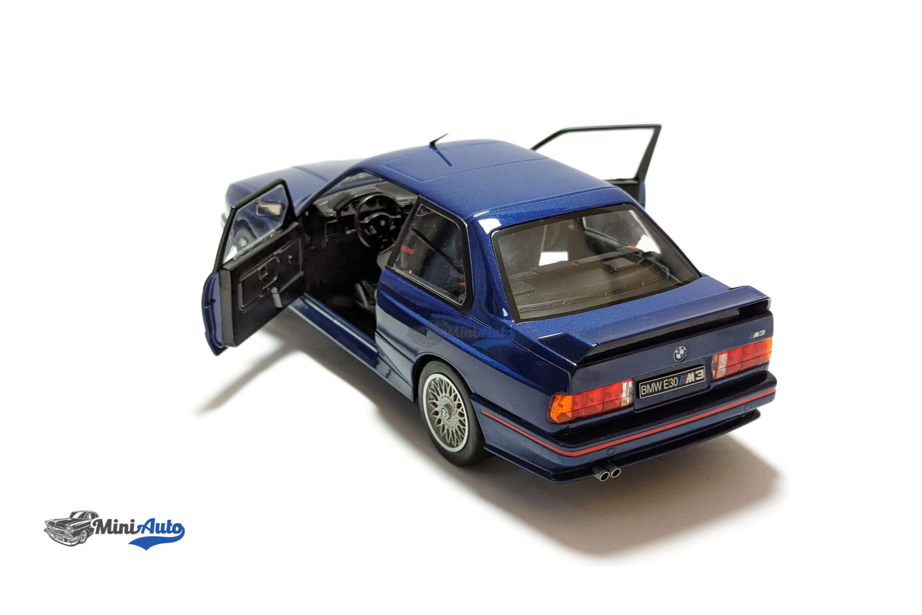 BMW M3 (E30) Coupe - 1990 Blue - Image 4