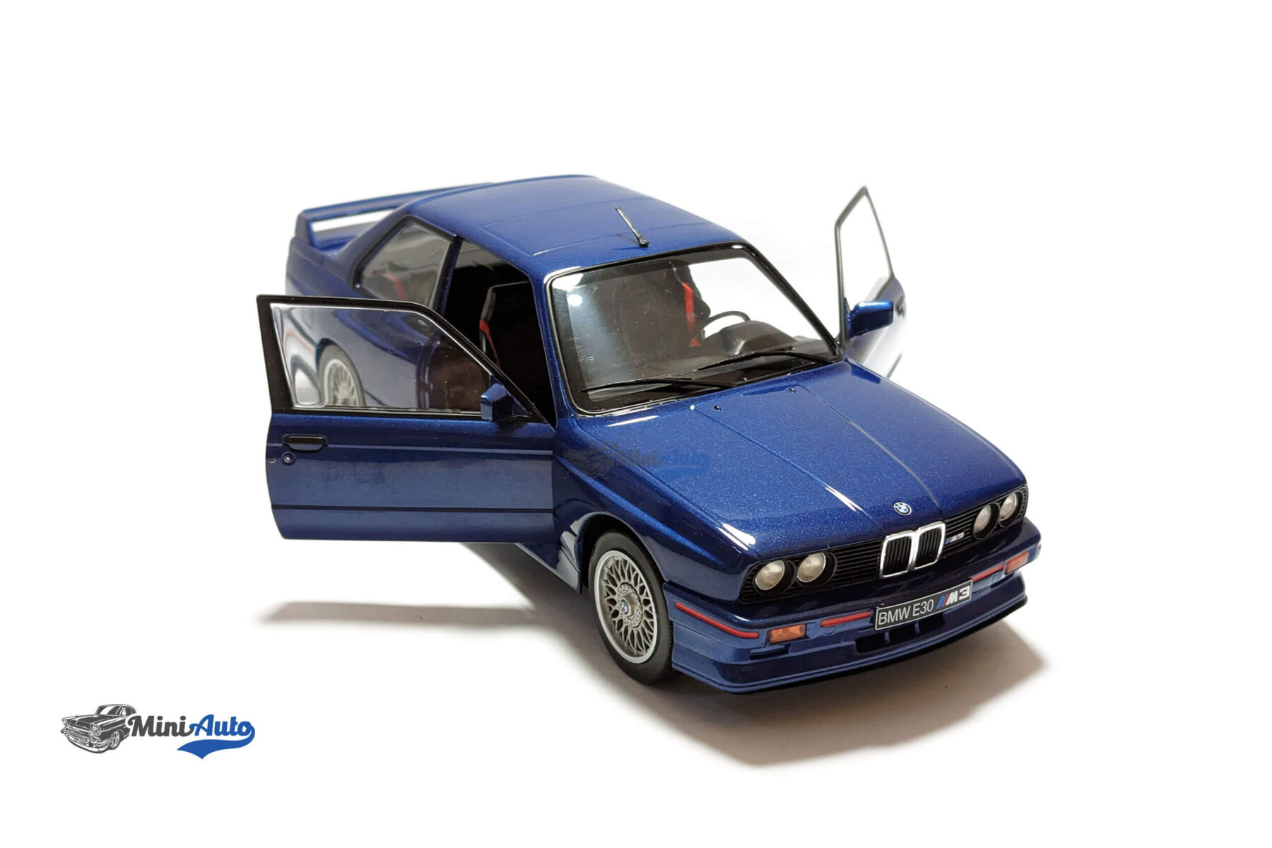 BMW M3 (E30) Coupe - 1990 Blue - Image 3