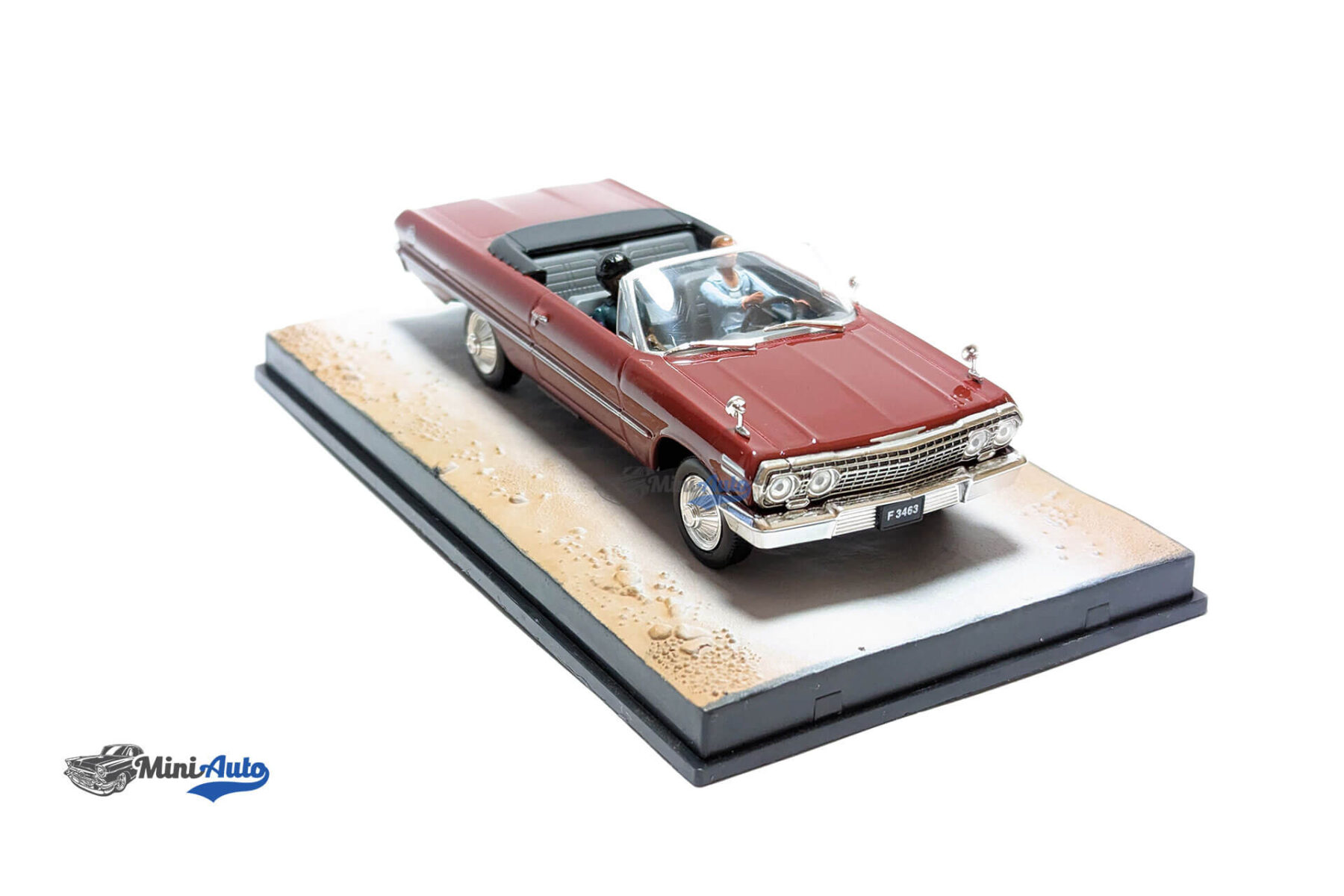 Chevrolet Impala James Bond movie Live and Let Die Dark - 1963 - Brown - Image 4