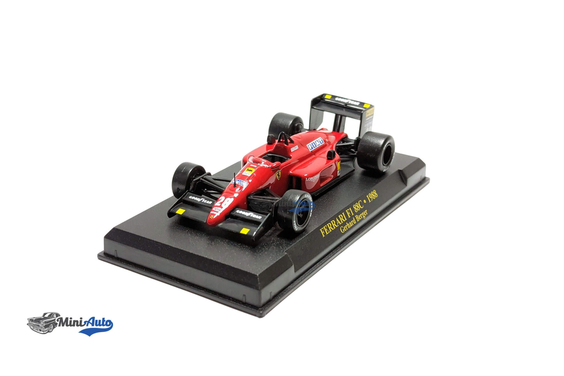 Ferrari-F1-87-88C-#28-Gerhard-Berger-Formula-1---1988---Red_1 Ferrari F1-87/88C #28 Gerhard Berger Formula 1 - 1988 - Red - Image 1