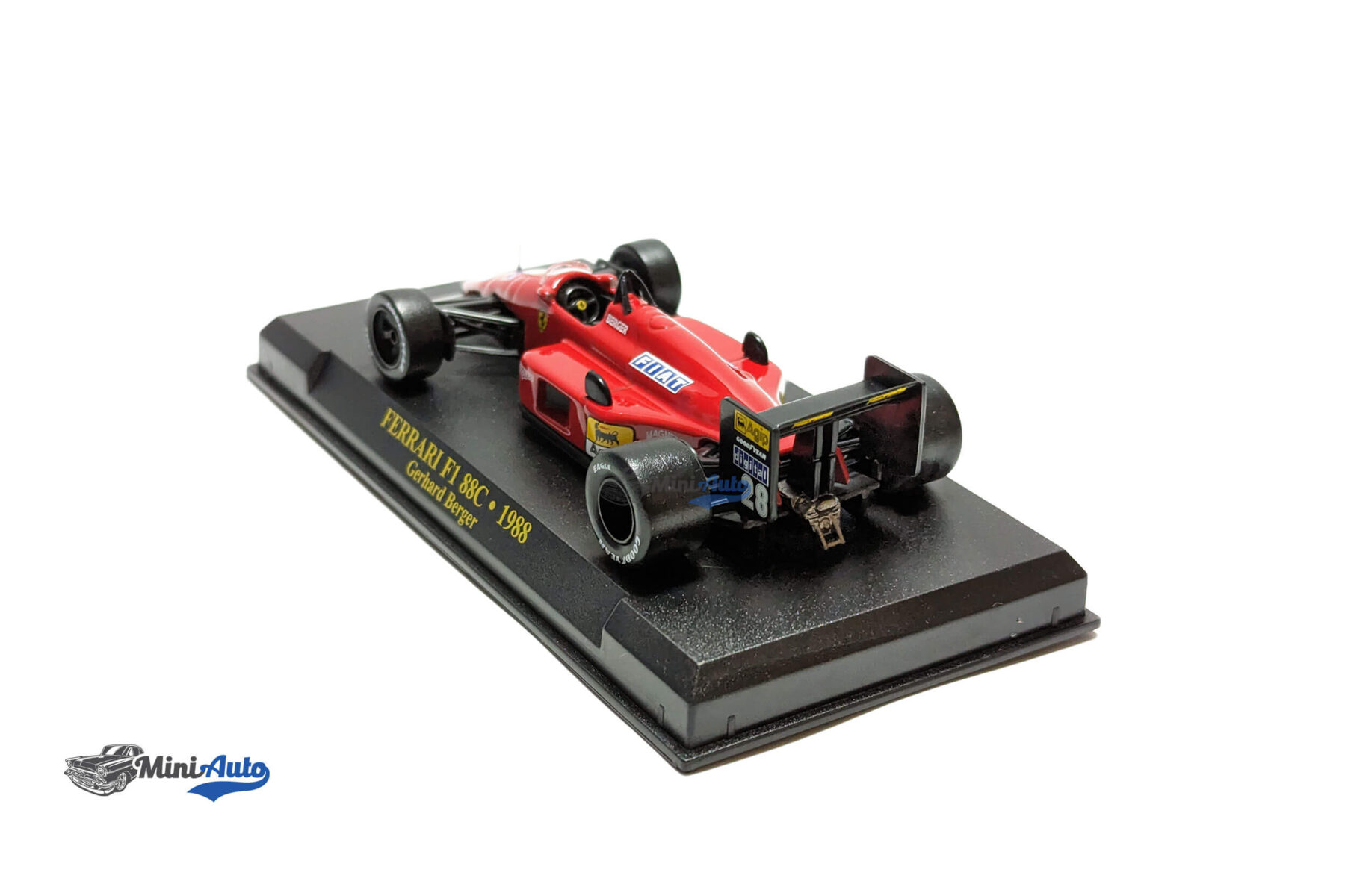 Ferrari-F1-87-88C-#28-Gerhard-Berger-Formula-1---1988---Red_5 Ferrari F1-87/88C #28 Gerhard Berger Formula 1 - 1988 - Red - Image 6