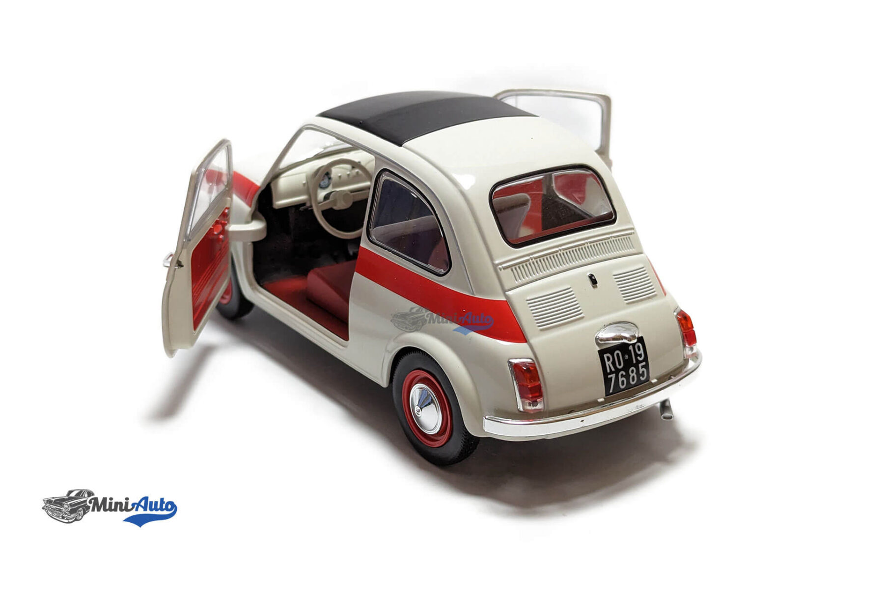 Fiat 500 L - 1960 - Cream/Red - Image 4