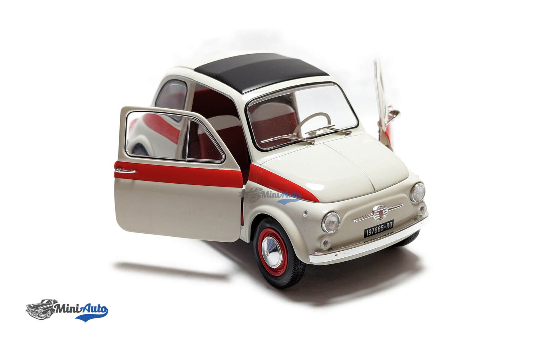 Fiat 500 L - 1960 - Cream/Red - Image 3