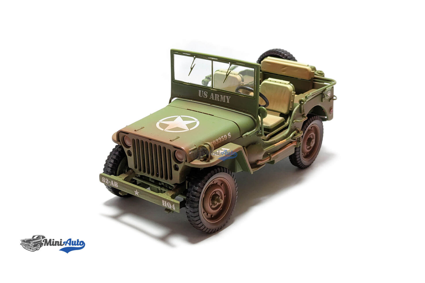 Jeep Willys US Army Dirty version - 1944 - Green - Image 11