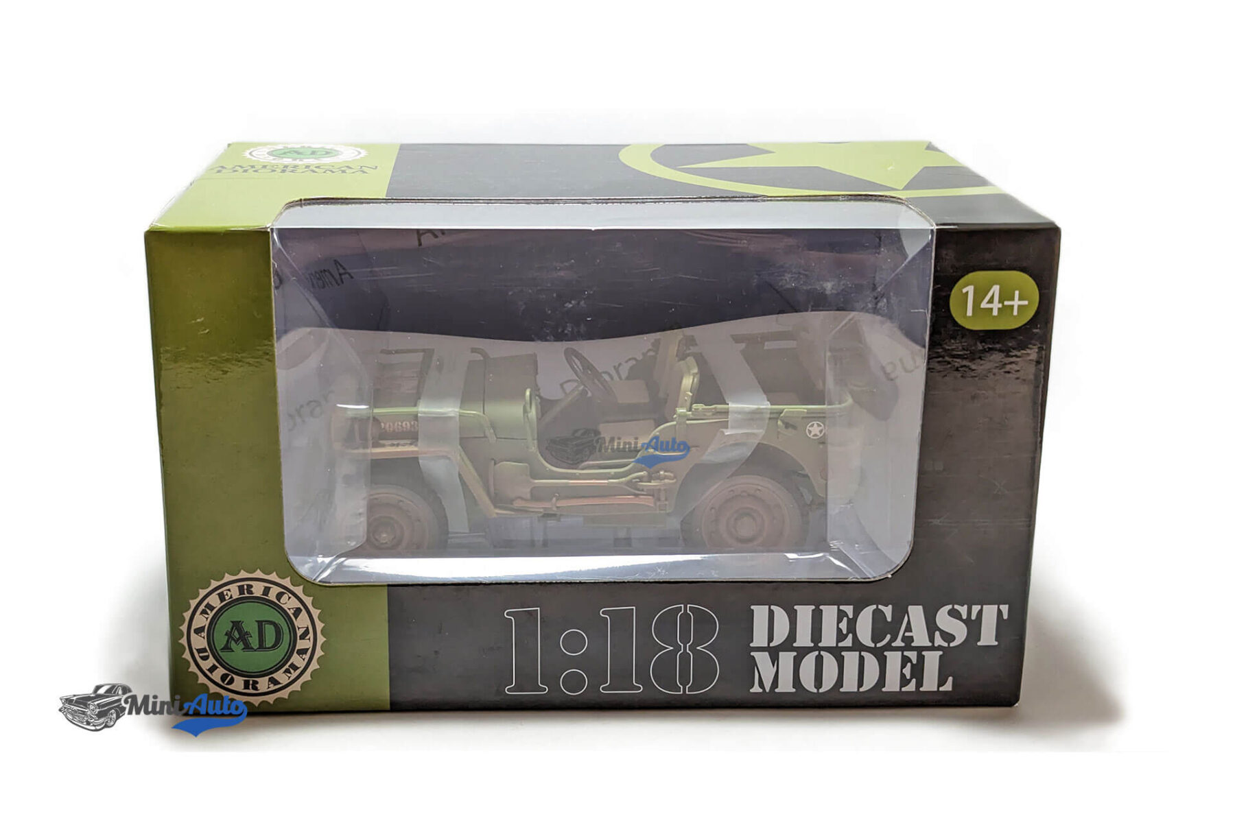 Jeep Willys US Army Dirty version - 1944 - Green - Image 12