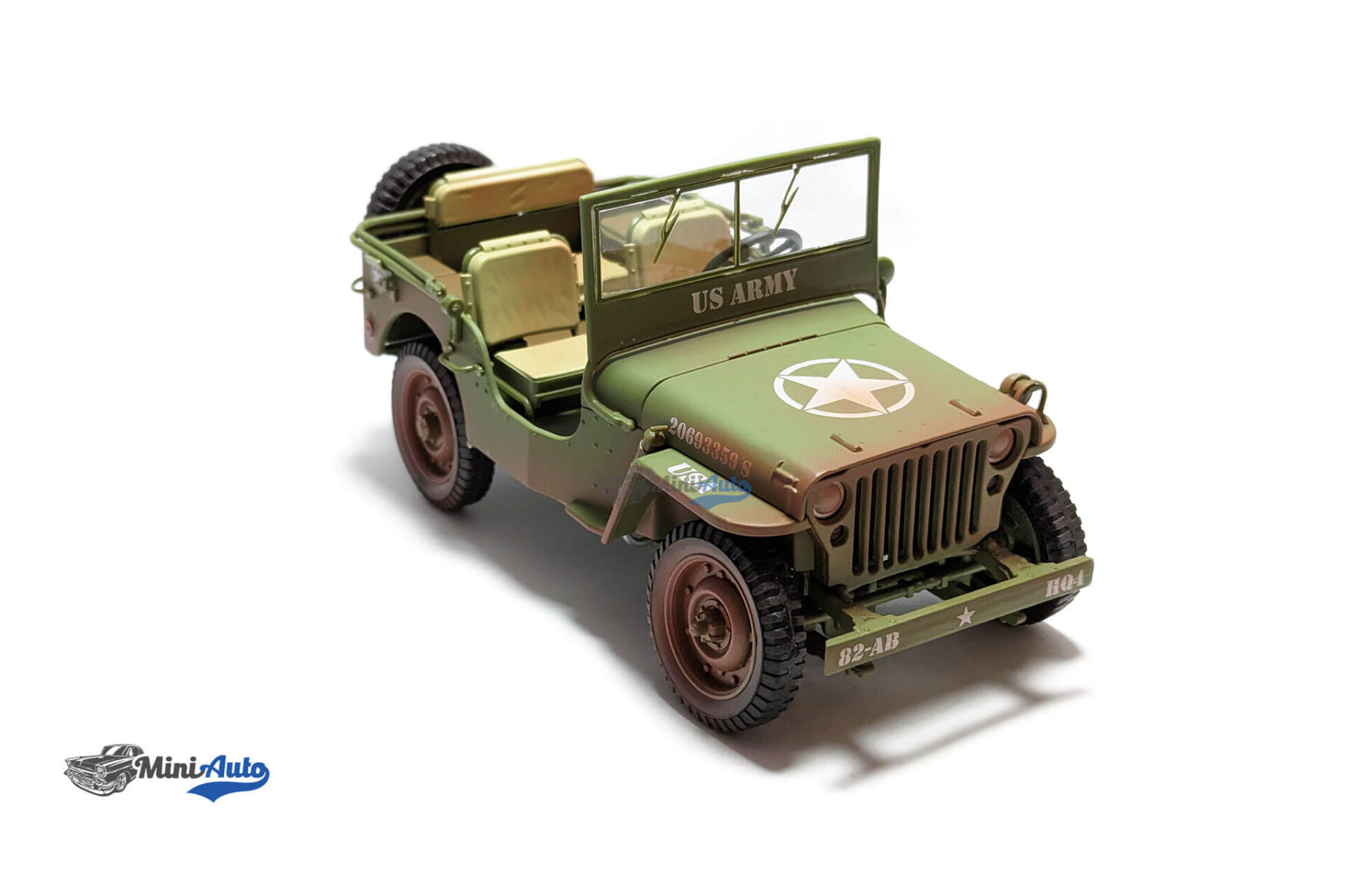 Jeep Willys US Army Dirty version - 1944 - Green - Image 10