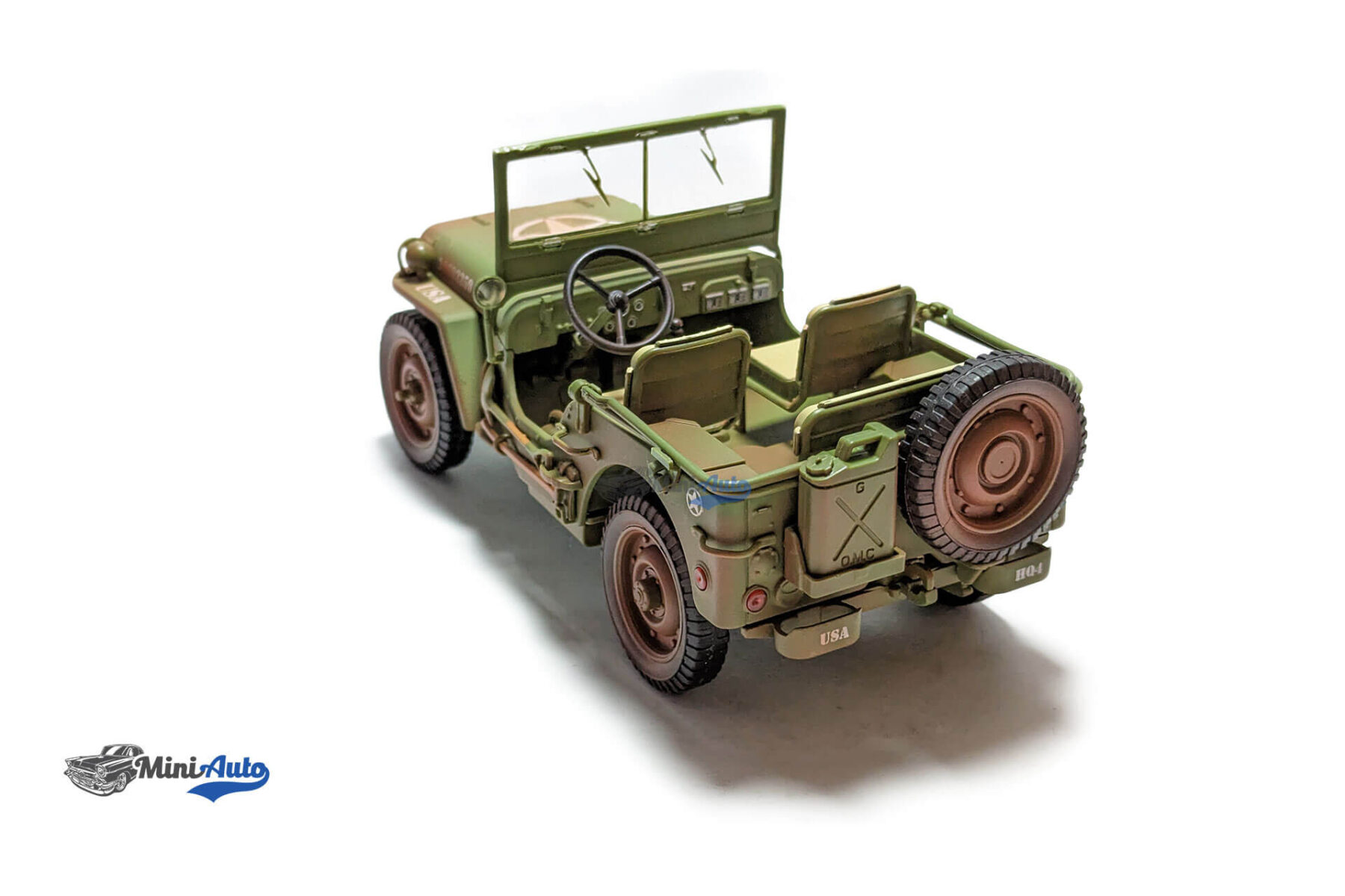 Jeep Willys US Army Dirty version - 1944 - Green - Image 7