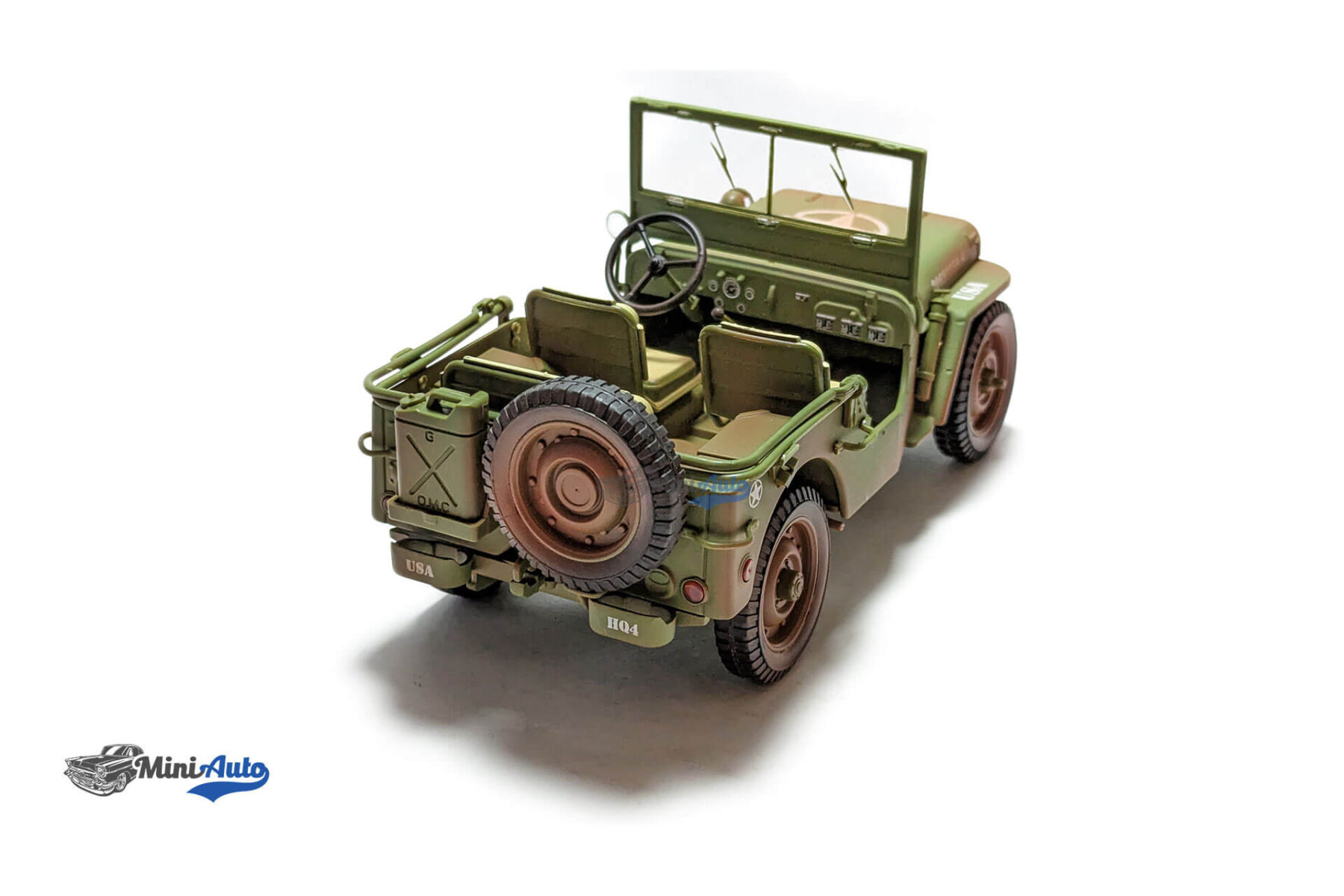 Jeep Willys US Army Dirty version - 1944 - Green - Image 6
