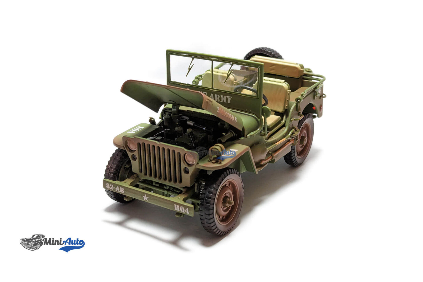 Jeep Willys US Army Dirty version - 1944 - Green - Image 2