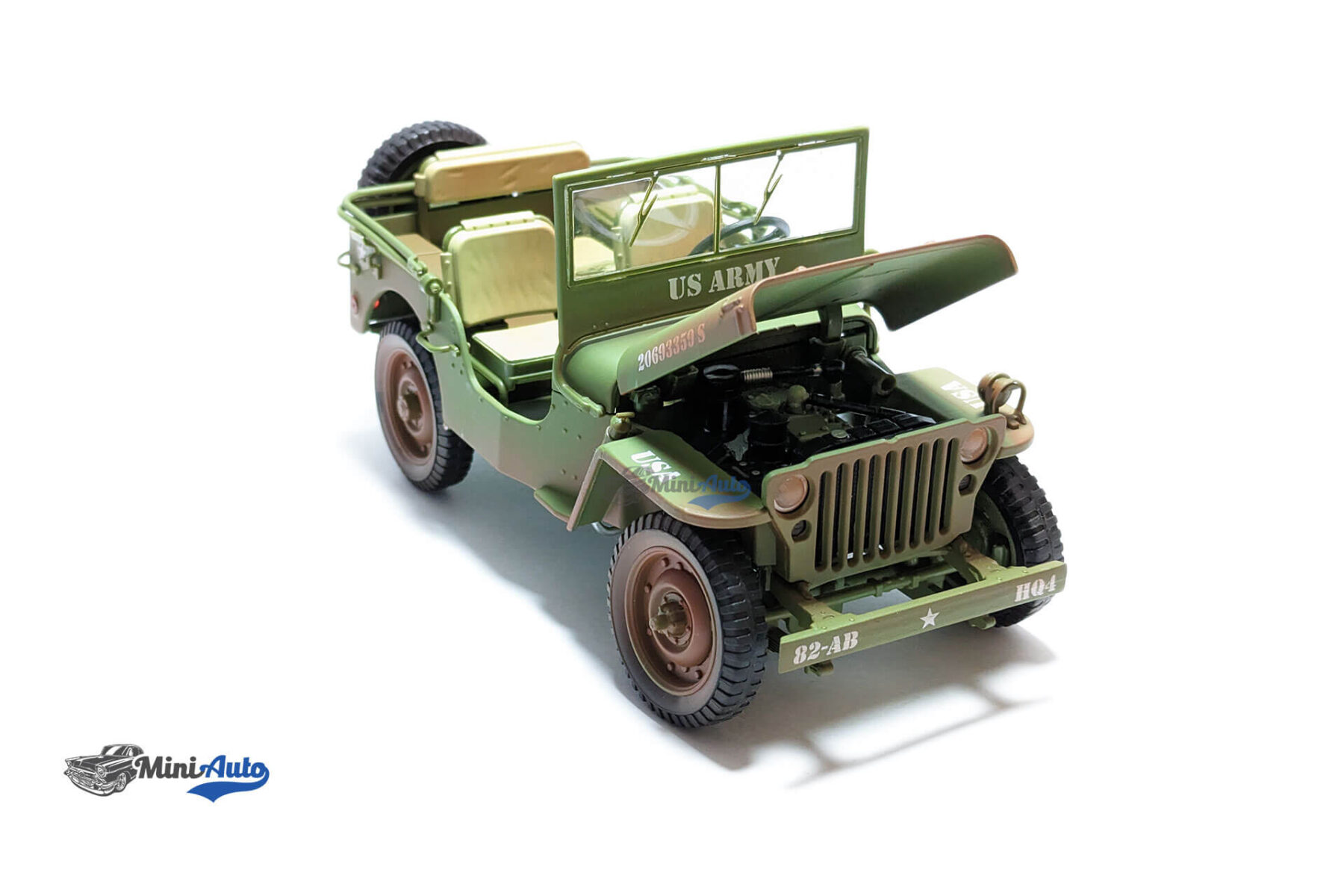 Jeep Willys US Army Dirty version - 1944 - Green - Image 5