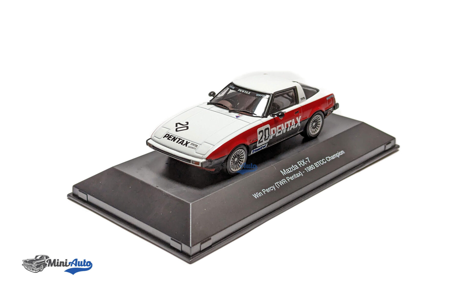 Mazda RX-7 #20 BTCC Win Percy, Champion - 1980 - White/Red/Black - Image 8