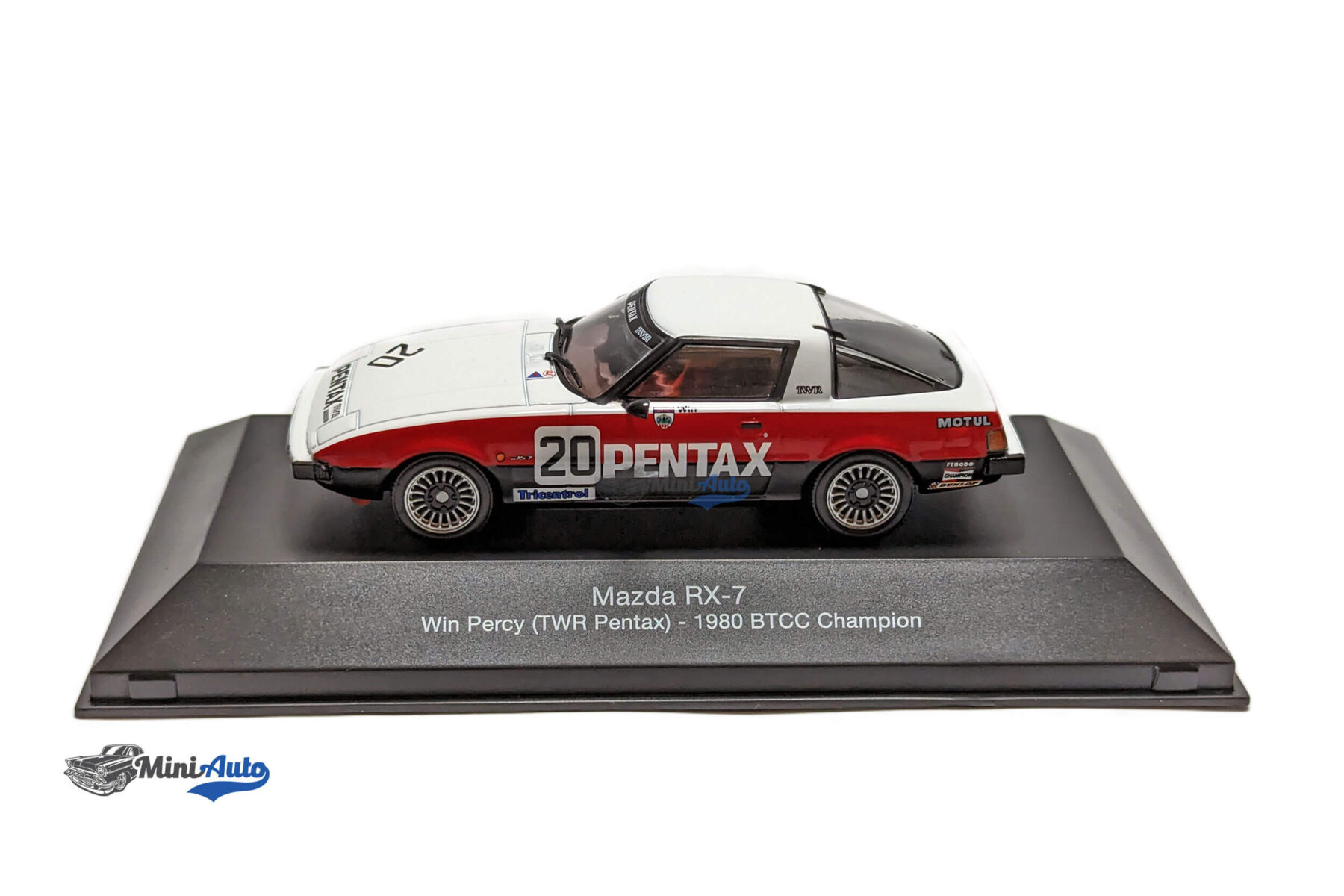 Mazda RX-7 #20 BTCC Win Percy, Champion - 1980 - White/Red/Black - Image 2