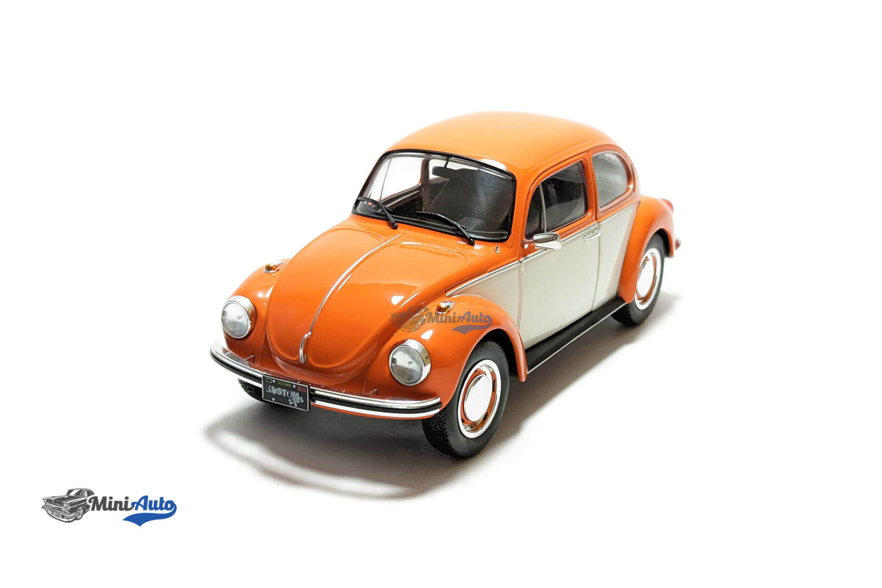 Volkswagen-VW-Beetle-1303---1974---Orange-White_1 Volkswagen VW Beetle 1303 - 1974 - Orange/White - Image 1