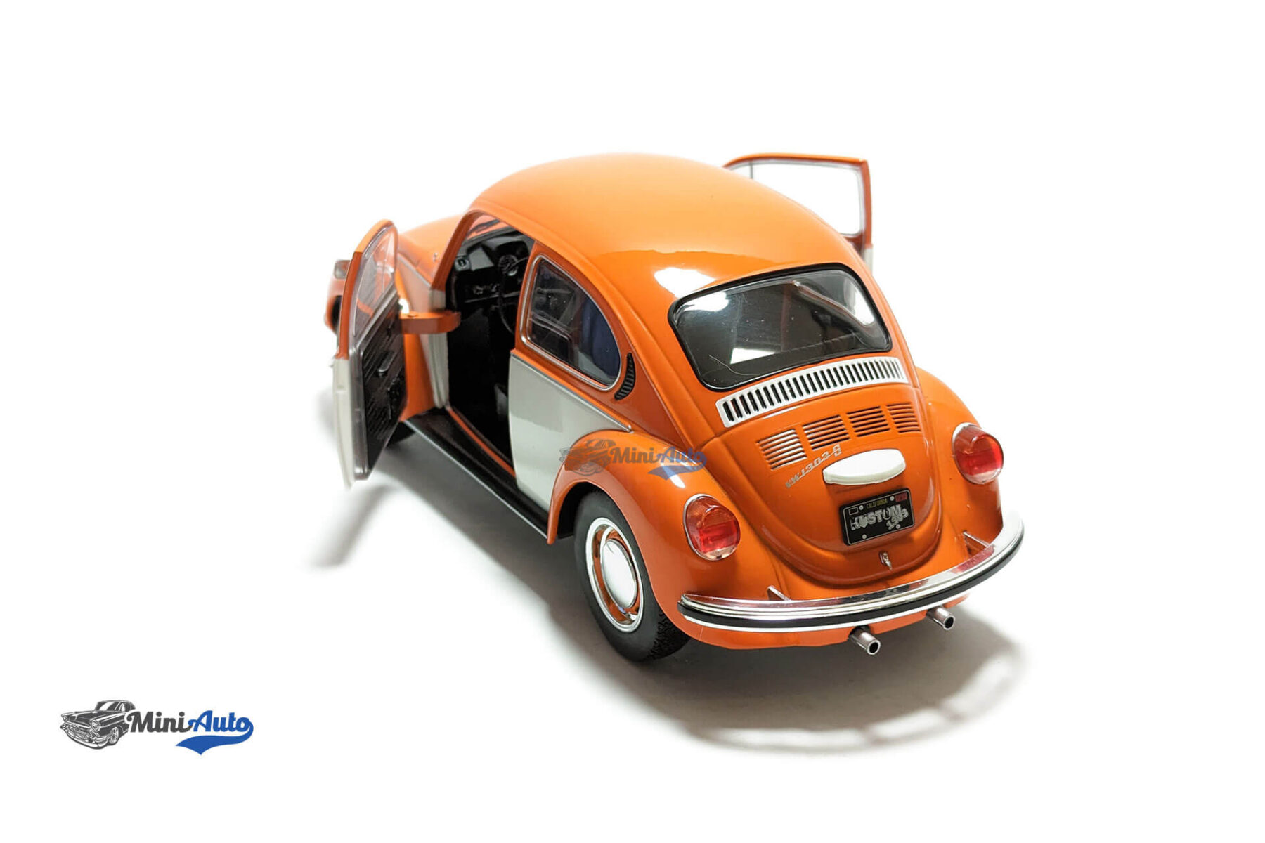 Volkswagen-VW-Beetle-1303---1974---Orange-White_10 Volkswagen VW Beetle 1303 - 1974 - Orange/White - Image 4
