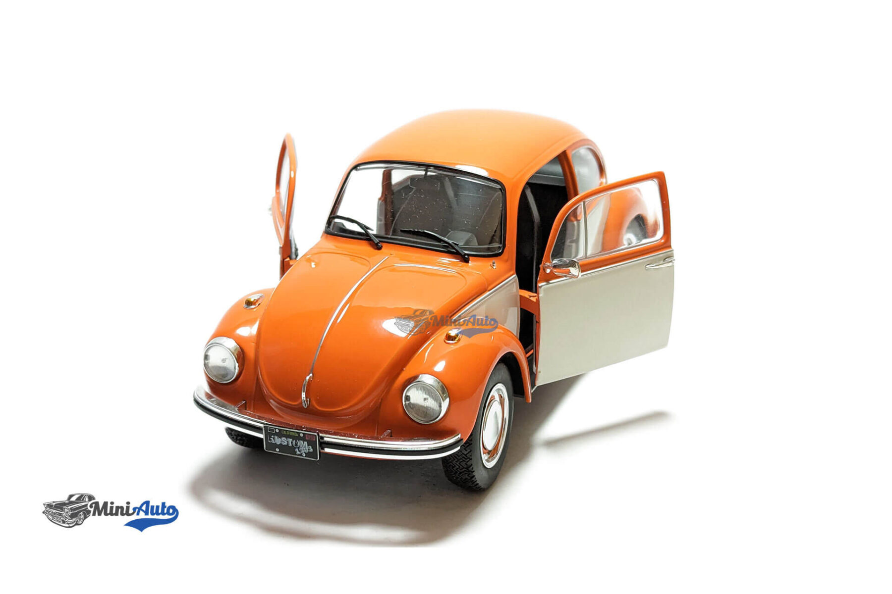 Volkswagen-VW-Beetle-1303---1974---Orange-White_7 Volkswagen VW Beetle 1303 - 1974 - Orange/White - Image 2