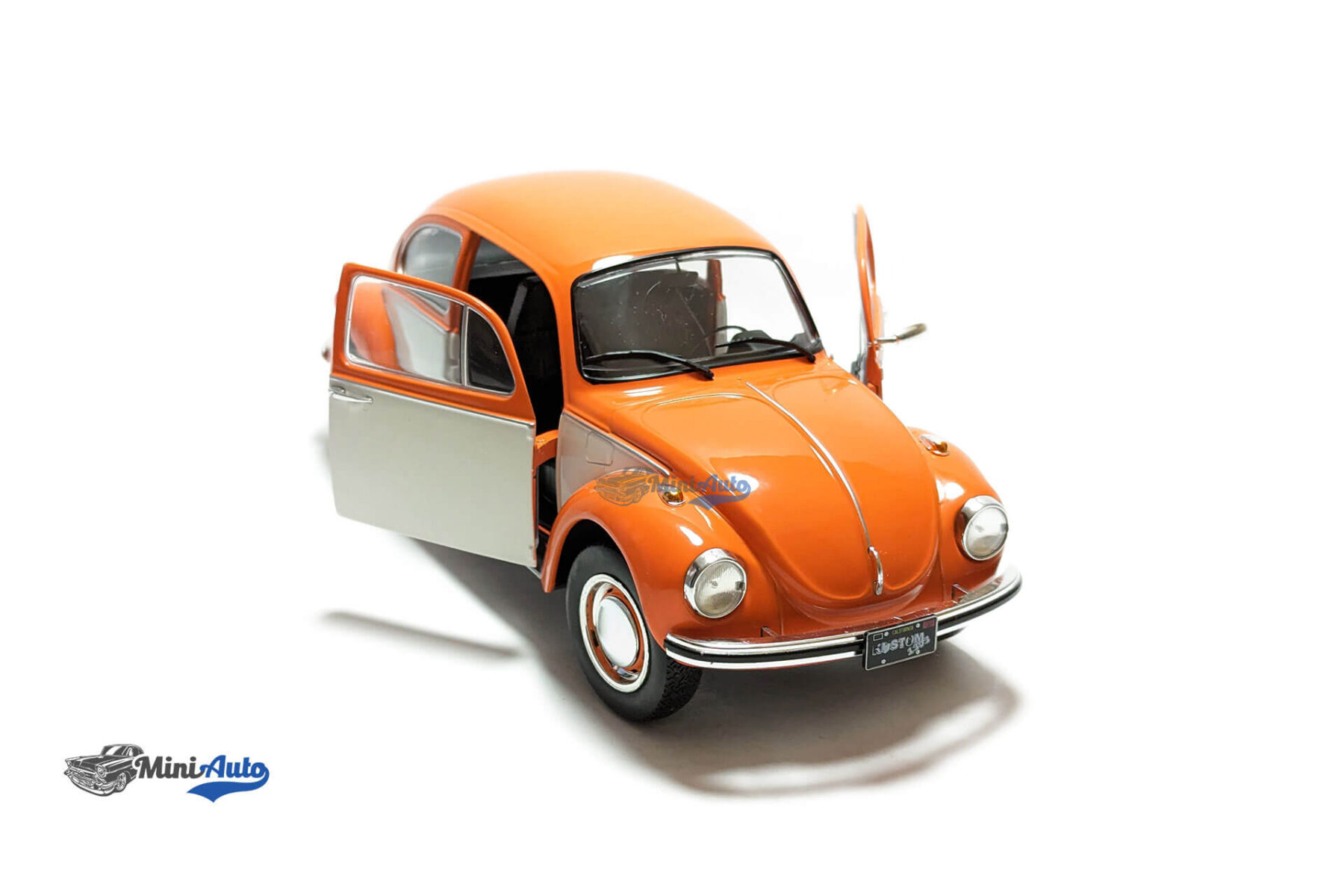 Volkswagen-VW-Beetle-1303---1974---Orange-White_8 Volkswagen VW Beetle 1303 - 1974 - Orange/White - Image 3