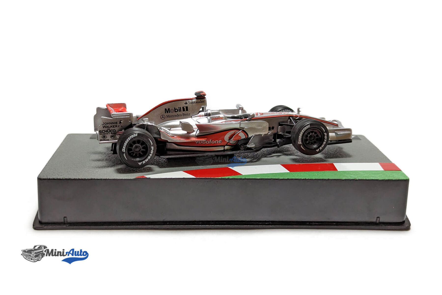 McLaren-MP-4-23---F1-World-Champion-Lewis-Hamilton-No.22,-Vodafone,-Formula-1---2008---Silver-Red_3 McLaren MP 4/23 - F1 World Champion Lewis Hamilton No.22, Vodafone, Formula 1 - 2008 - Silver/Red - Image 5