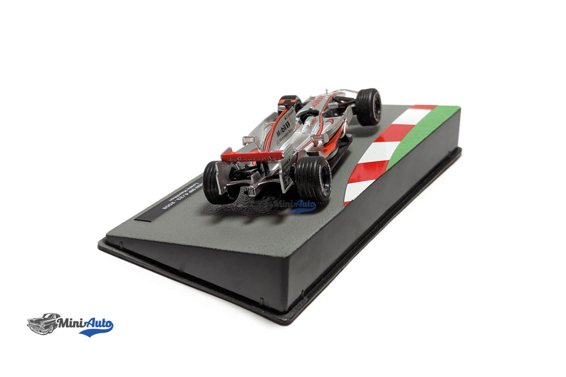 McLaren-MP-4-23---F1-World-Champion-Lewis-Hamilton-No.22,-Vodafone,-Formula-1---2008---Silver-Red_6 McLaren MP 4/23 - F1 World Champion Lewis Hamilton No.22, Vodafone, Formula 1 - 2008 - Silver/Red - Image 7