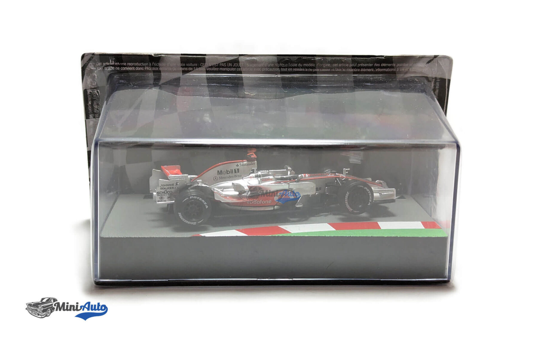 McLaren-MP-4-23---F1-World-Champion-Lewis-Hamilton-No.22,-Vodafone,-Formula-1---2008---Silver-Red_7 McLaren MP 4/23 - F1 World Champion Lewis Hamilton No.22, Vodafone, Formula 1 - 2008 - Silver/Red - Image 8