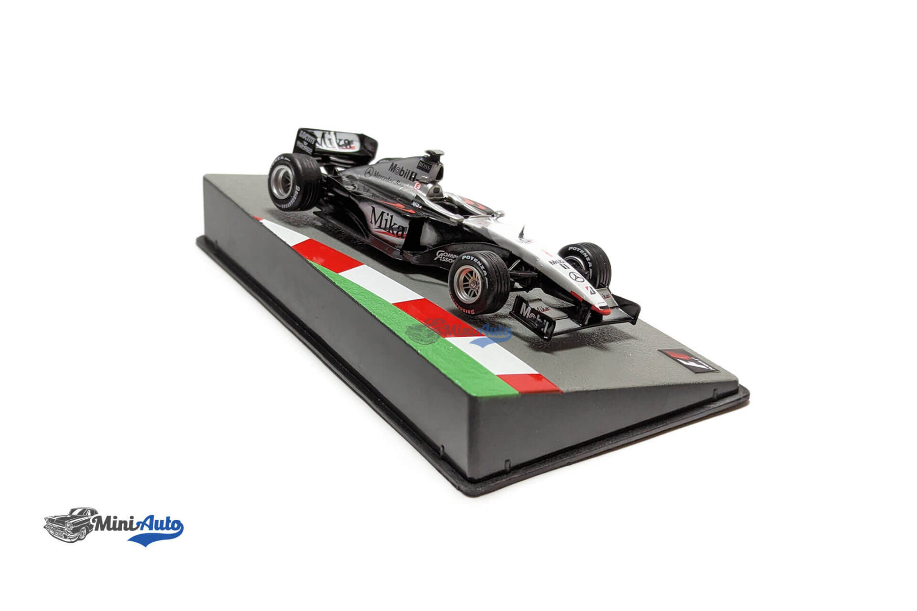 McLaren MP4/14 - F1 Mika Hakkinen McLaren Mercedes MP4/14 No 1 World Champion F1, Formula 1 - 1999 - Black/White - Image 3