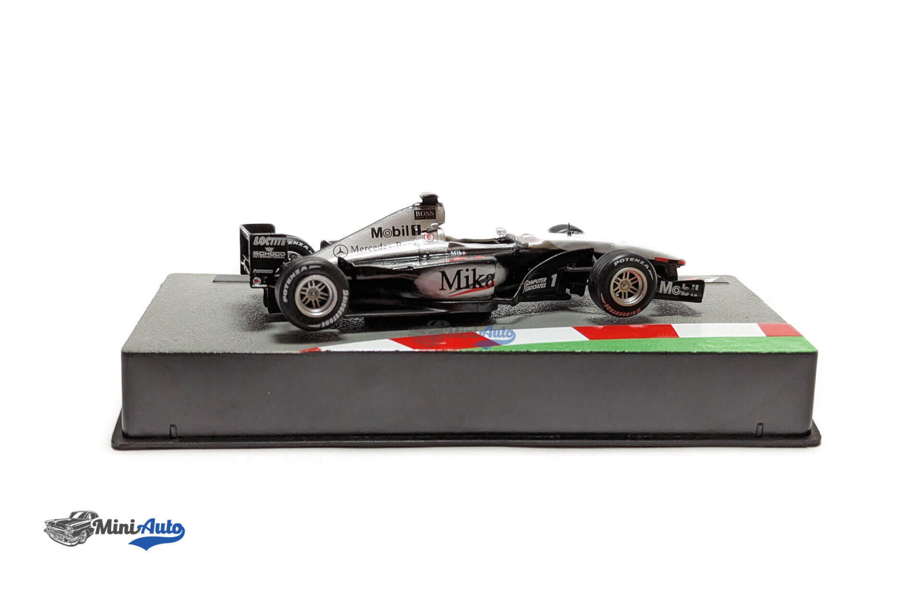 McLaren MP4/14 - F1 Mika Hakkinen McLaren Mercedes MP4/14 No 1 World Champion F1, Formula 1 - 1999 - Black/White - Image 7