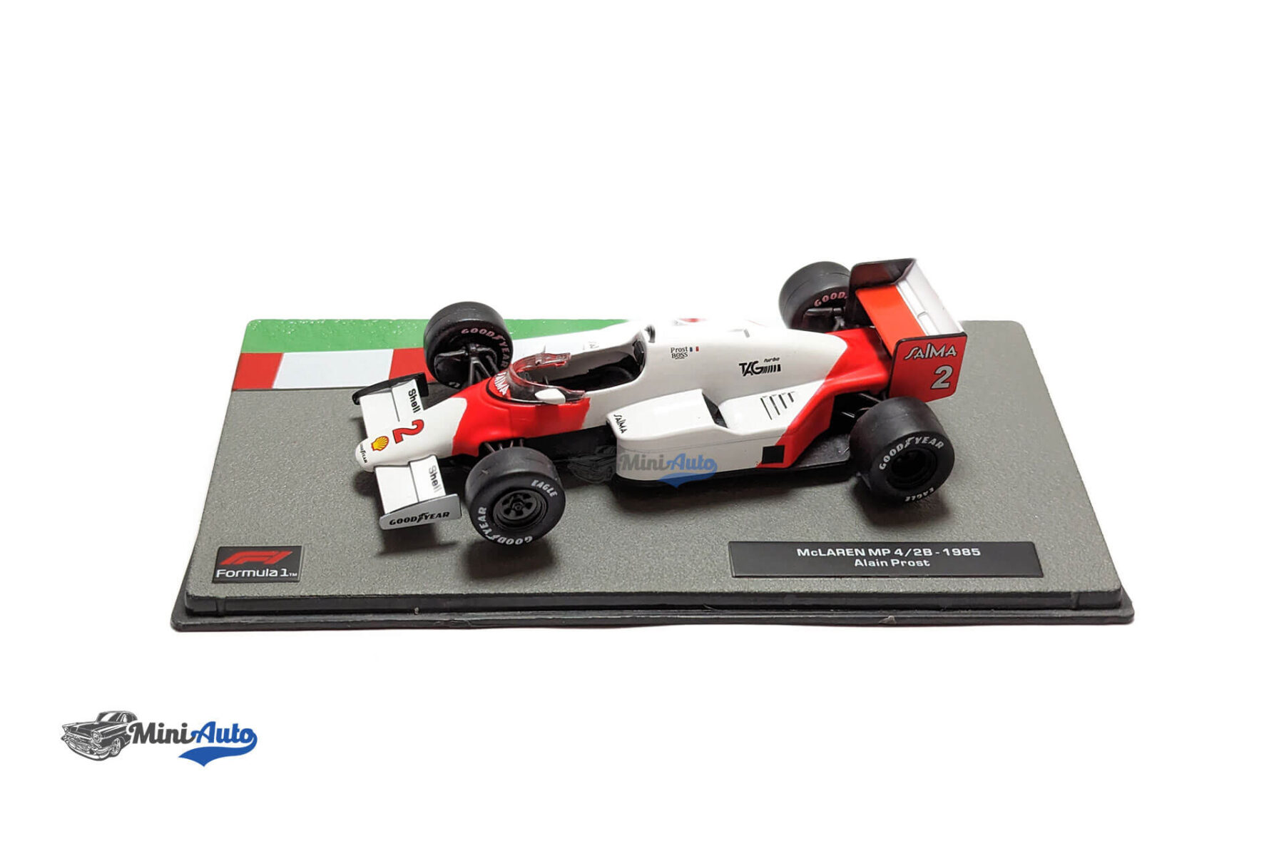 McLaren MP4/2B - F1 Alain Prost Season 1985 World Champion No.2, Formula 1 - 1985 - White/Red - Image 2