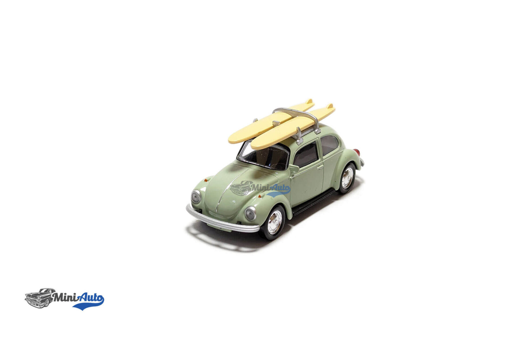 Volkswagen - Beetle Coccinelle With Surfing Board - 1973 - Green - Image 3