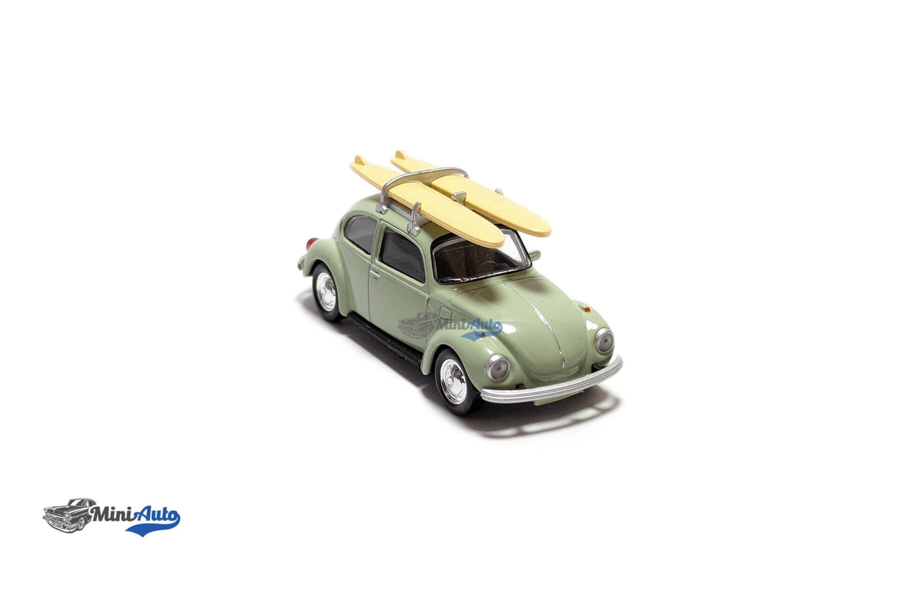 Volkswagen - Beetle Coccinelle With Surfing Board - 1973 - Green - Image 4