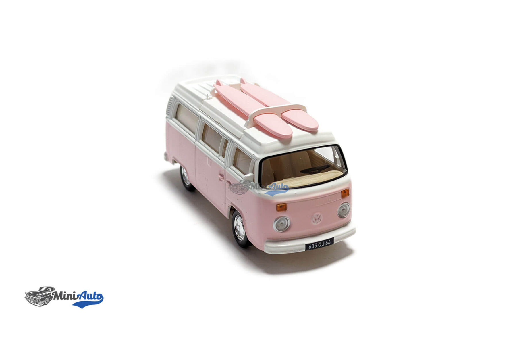 Volkswagen T2b Camper Van - 1962 - Pink/White - Image 4