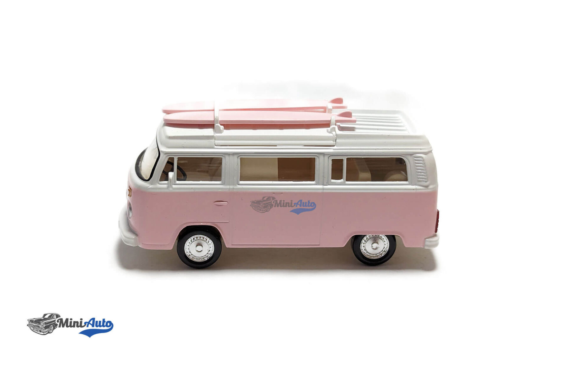 Volkswagen T2b Camper Van - 1962 - Pink/White - Image 2