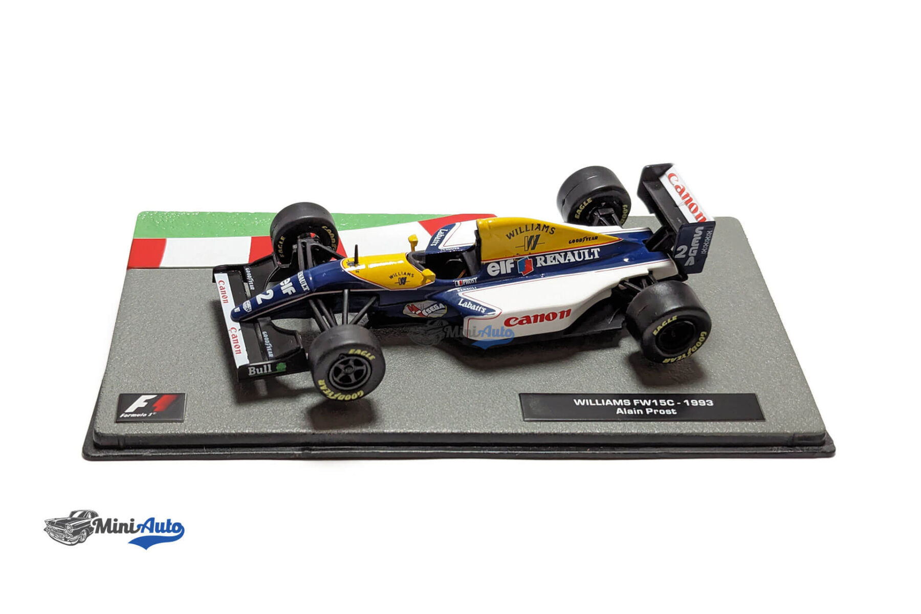 Williams FW15C - F1 Renault No.2 Alain Prost Season 1993 World Champion, Formula 1 - 1993 - Blue - Image 2
