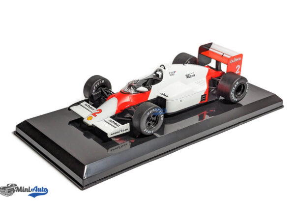 Alain Prost McLaren MP4/2B #2 Formula 1 World Champion - 1985 - White