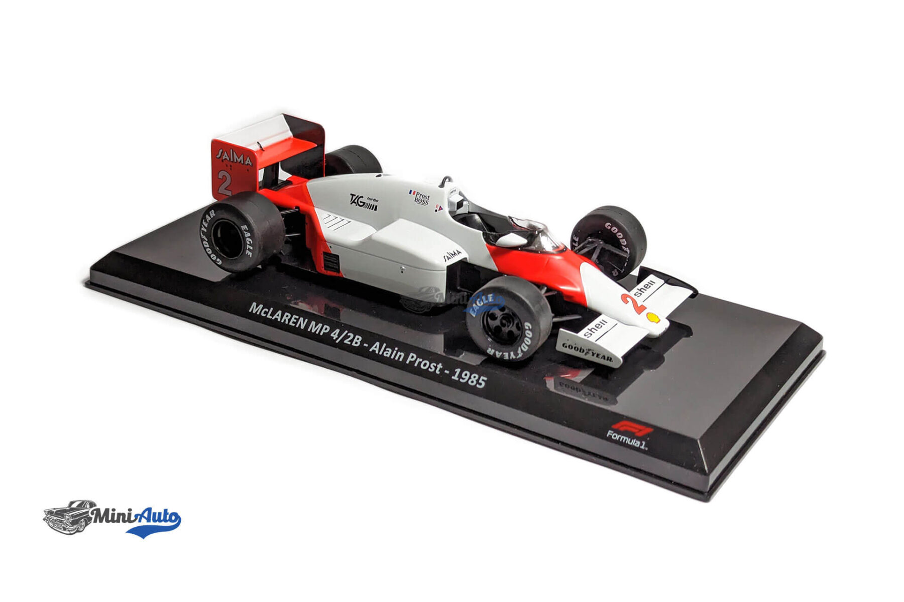 Alain Prost McLaren MP4/2B #2 Formula 1 World Champion - 1985 - White - Image 5