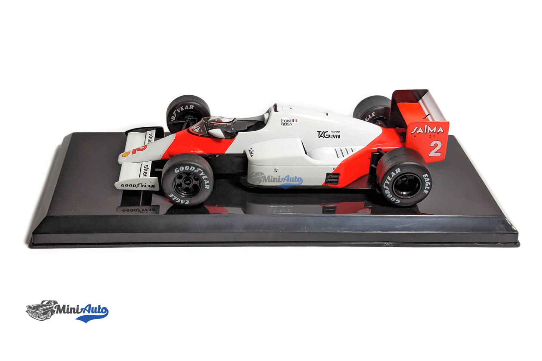 Alain Prost McLaren MP4/2B #2 Formula 1 World Champion - 1985 - White - Image 2