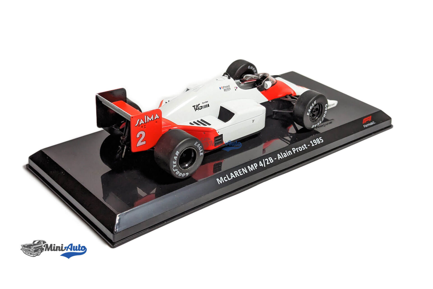 Alain Prost McLaren MP4/2B #2 Formula 1 World Champion - 1985 - White - Image 7